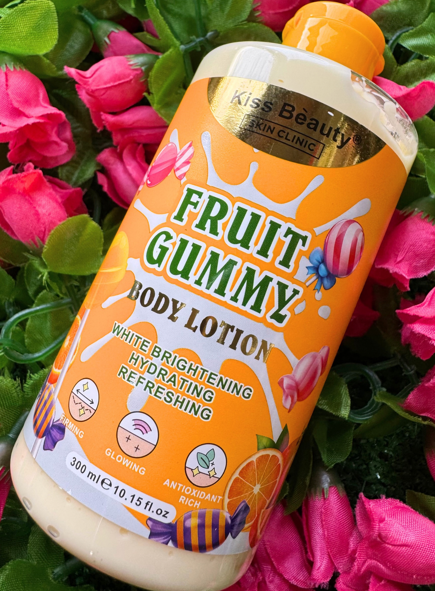 Creme Corporal Goma de Fruta - Kiss Bèauty