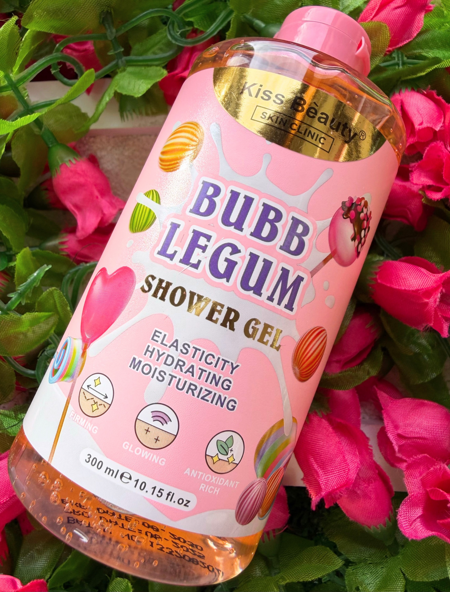 Gel de Banho Bubble Gum - Kiss Bèauty