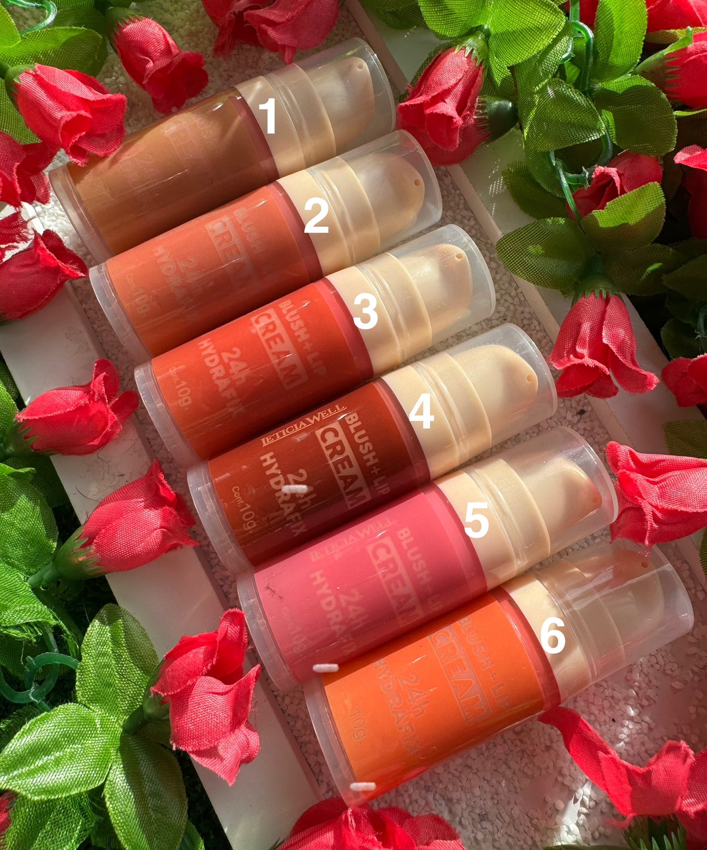 Blush + Lips em creme - Letícia Well