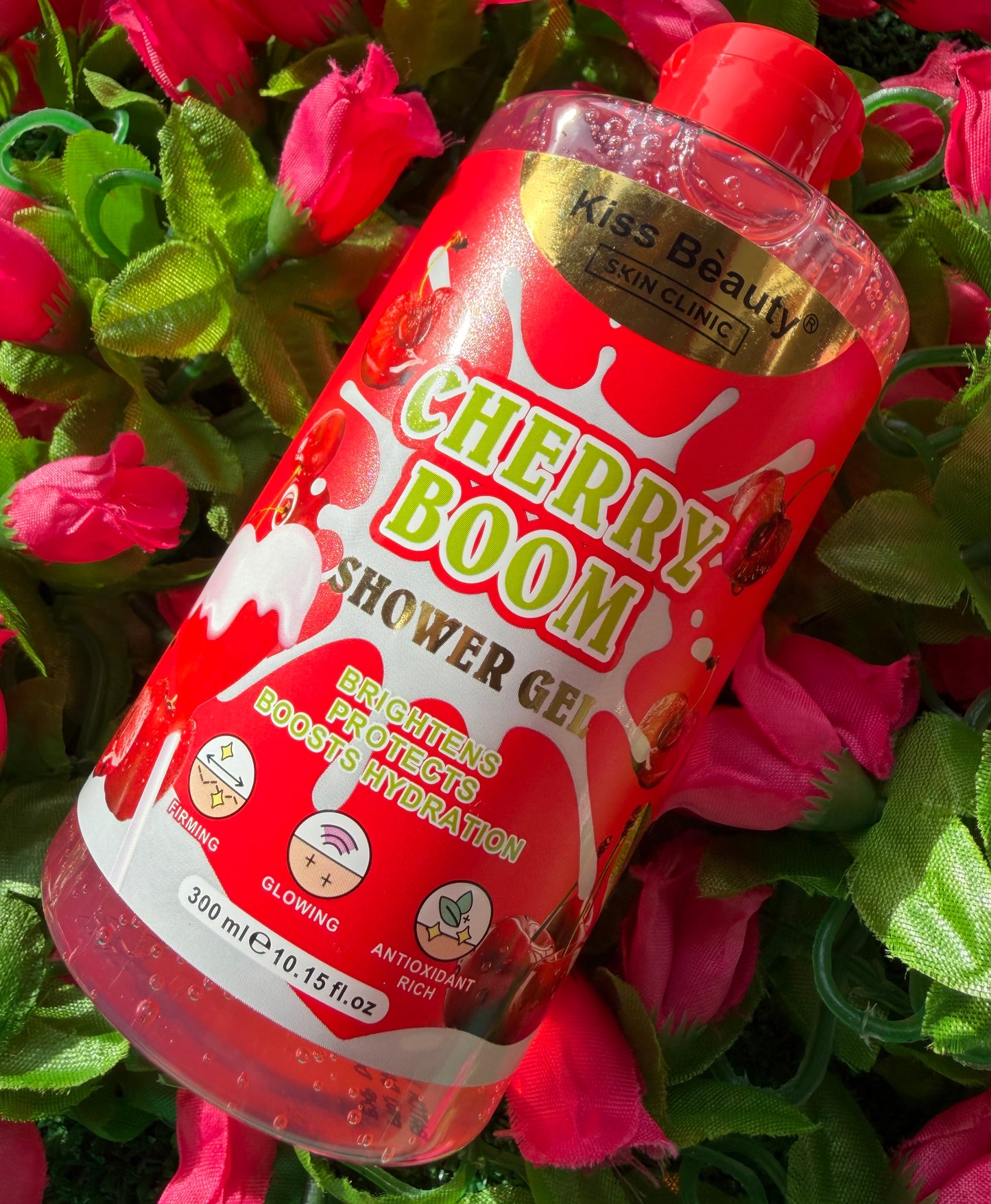 Gel de Banho Cherry Boom - Kiss Bèauty
