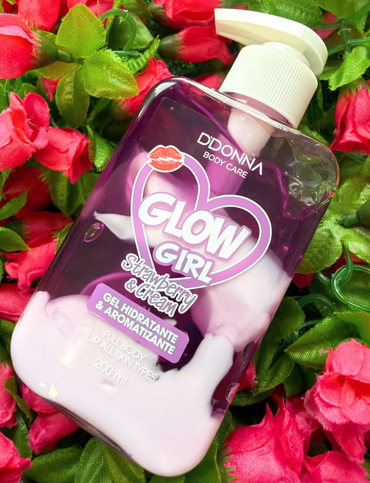 Gel Corporal Glow Girl Strawberry & Cream - DDonna