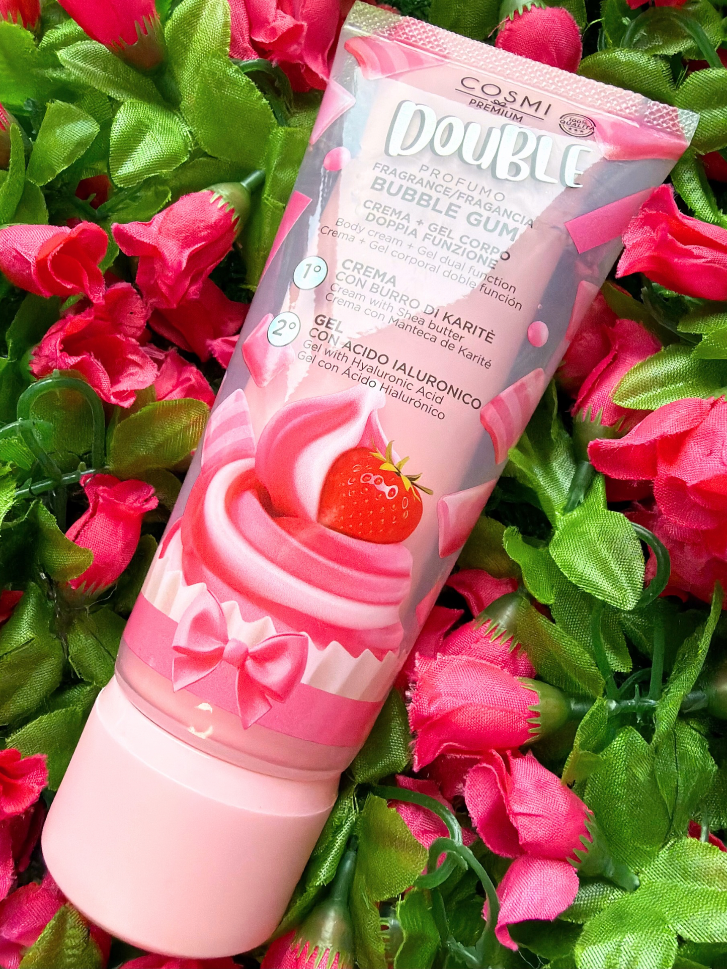 Creme + Gel Corporal Morango - Cosmi