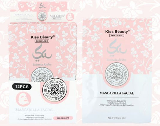 Máscara Facial c/ essência Yara - Kiss Bèauty