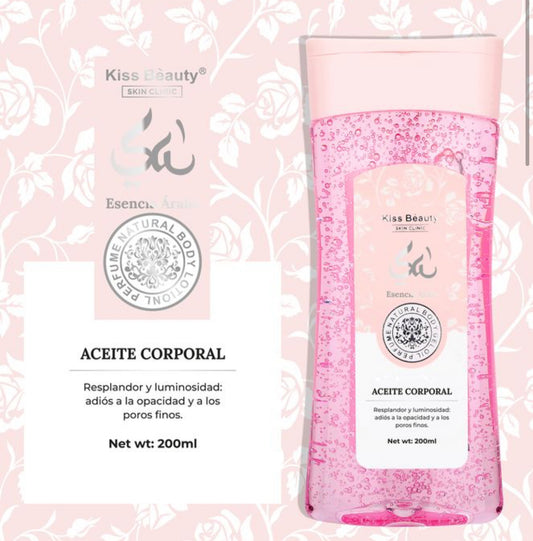 Óleo Corporal em gel c/ essência Yara - Kiss Bèauty