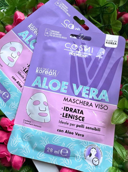 Máscara Facial Aloé Vera - Cosmi