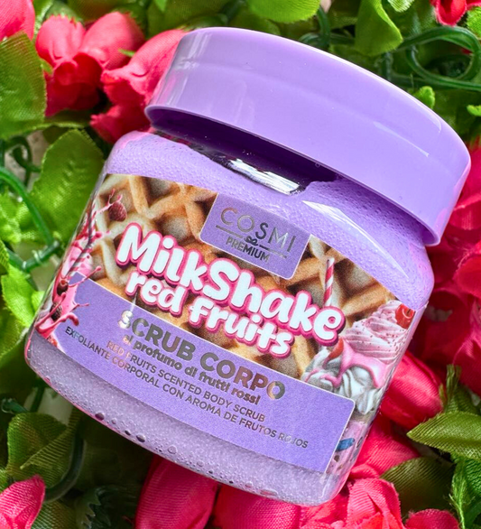Esfoliante Corporal Milkshake de Frutos Vermelhos - Cosmi